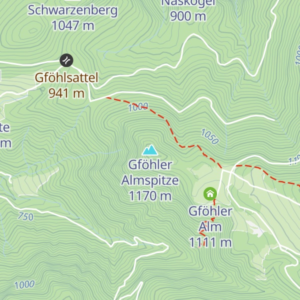Map of Gföhler Almspitze