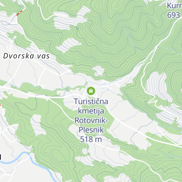 Map of Turistična kmetija Rotovnik-Plesnik