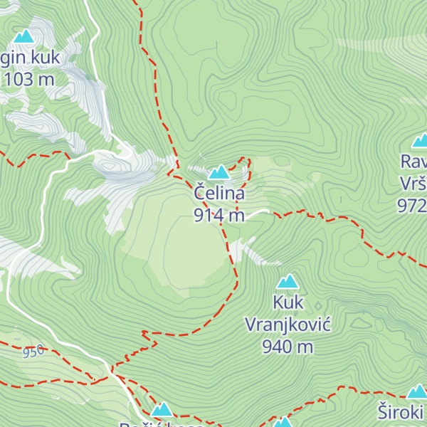 Map of Vatrenica / zimska soba