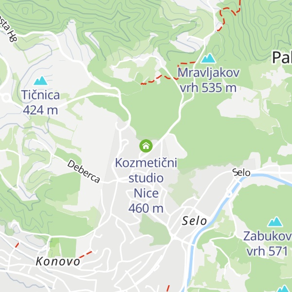 Map of Kozmetični studio Nice