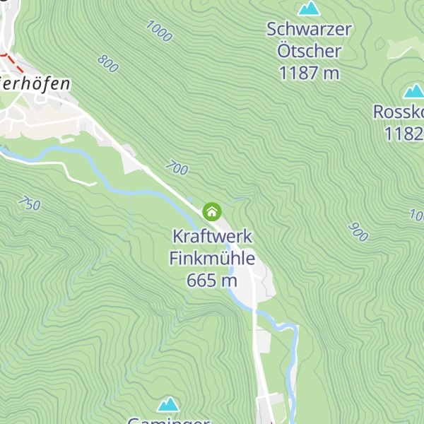 Map of Kraftwerk Finkmühle
