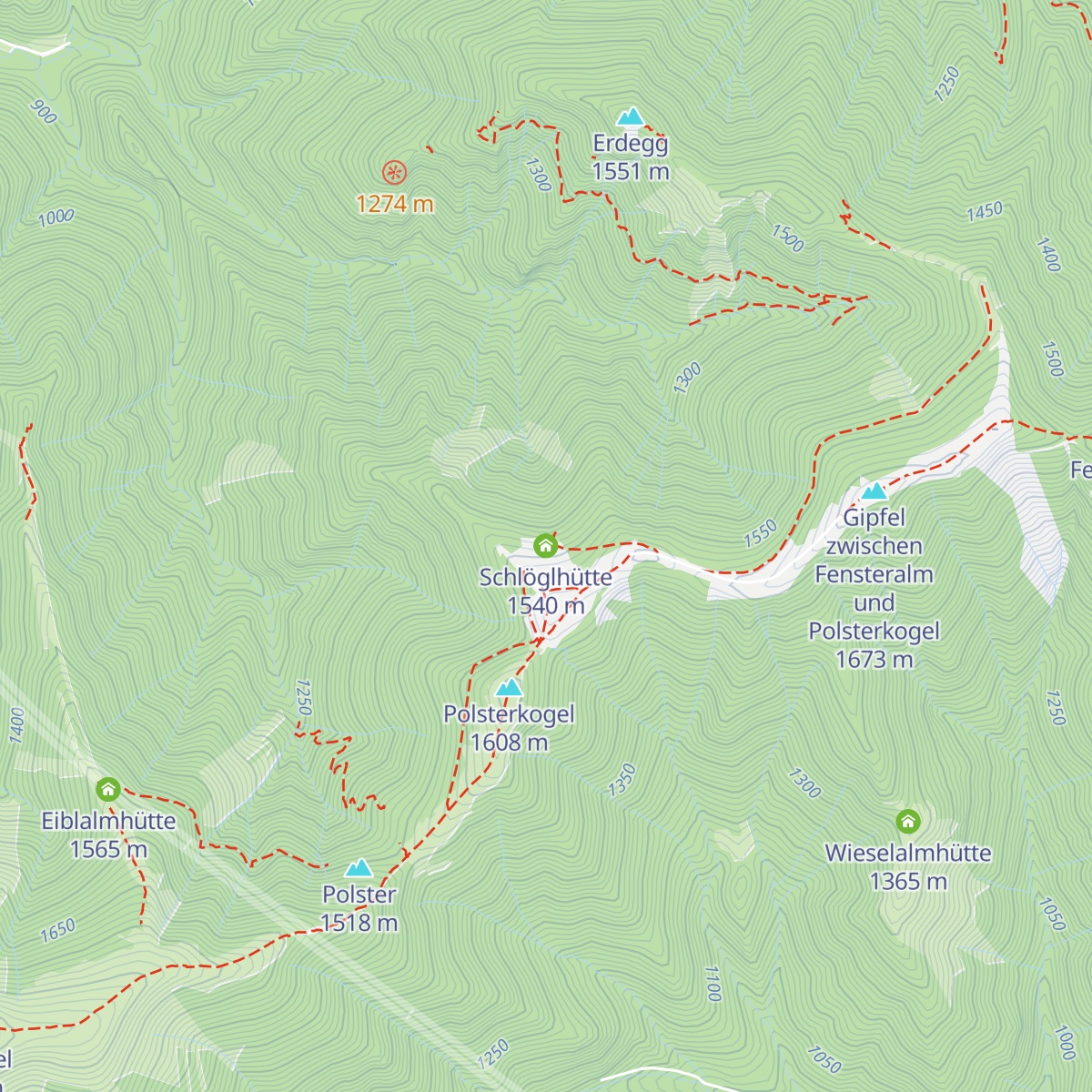 Schlöglhütte map