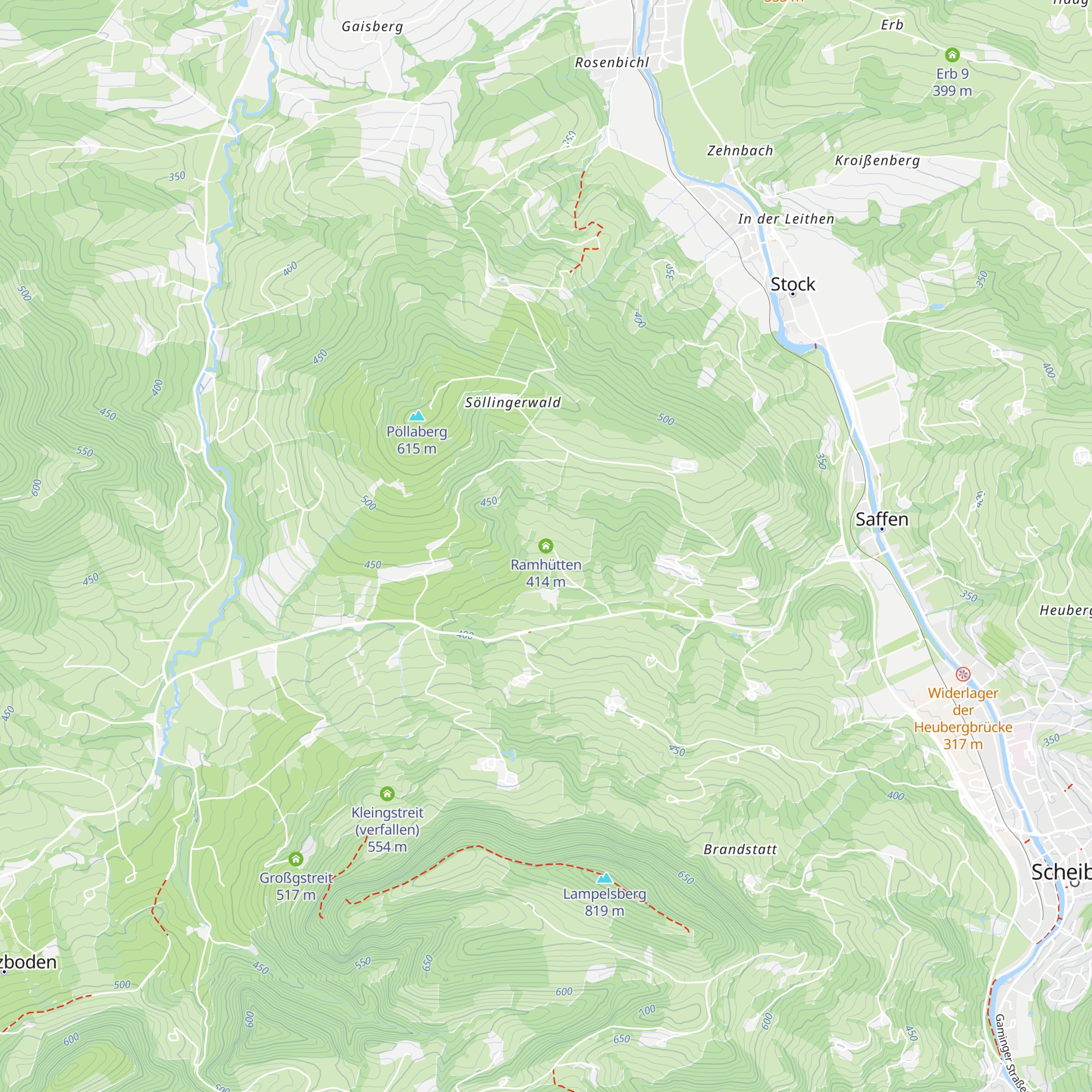 Ramhütten map