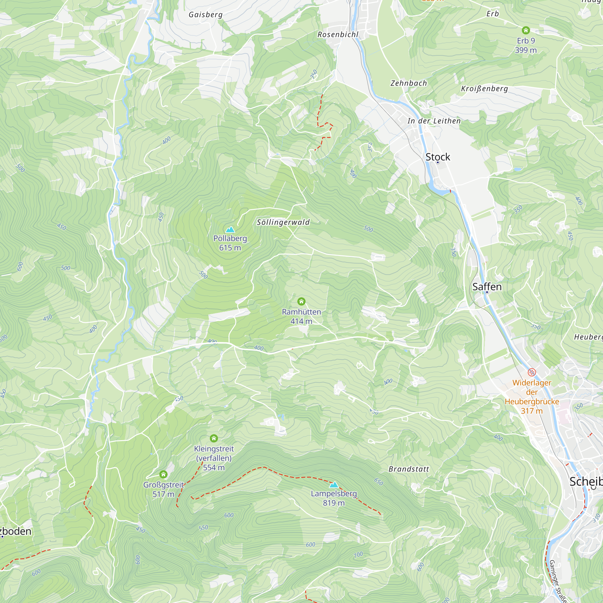 Ramhütten map