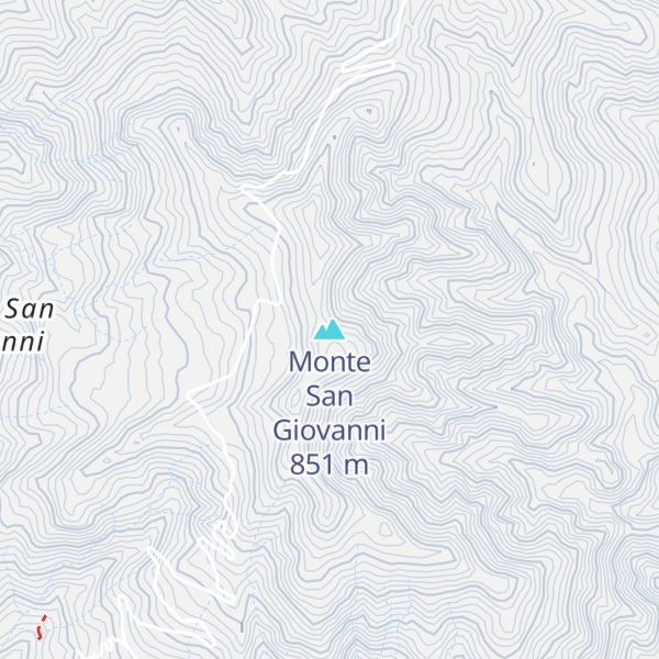 Map of Monte San Giovanni