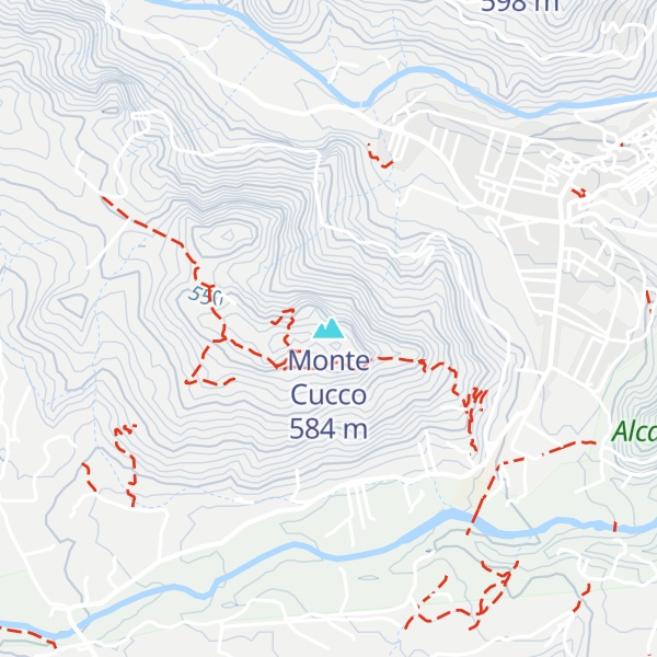 Map of Monte Cucco