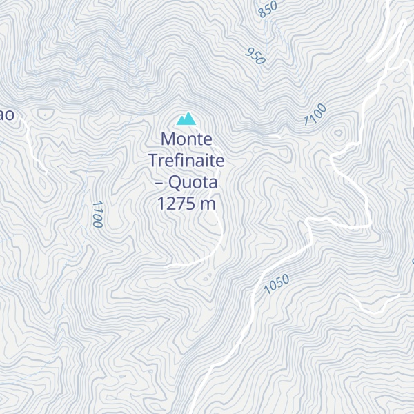 Map of Monte Tre Finaite