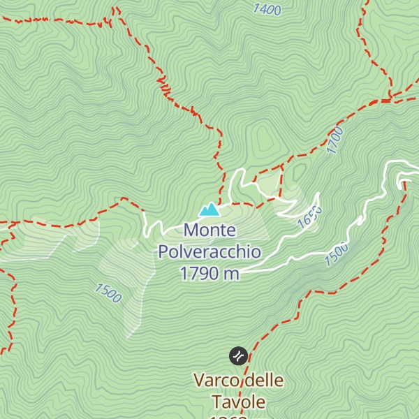 Map of Monte Polveracchio