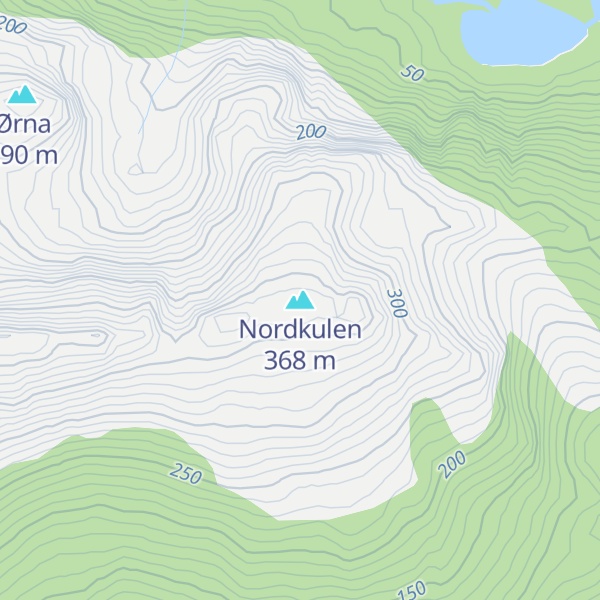 Map of Nordkulen