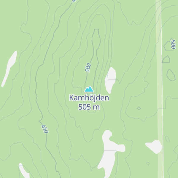 Map of Kamhöjden
