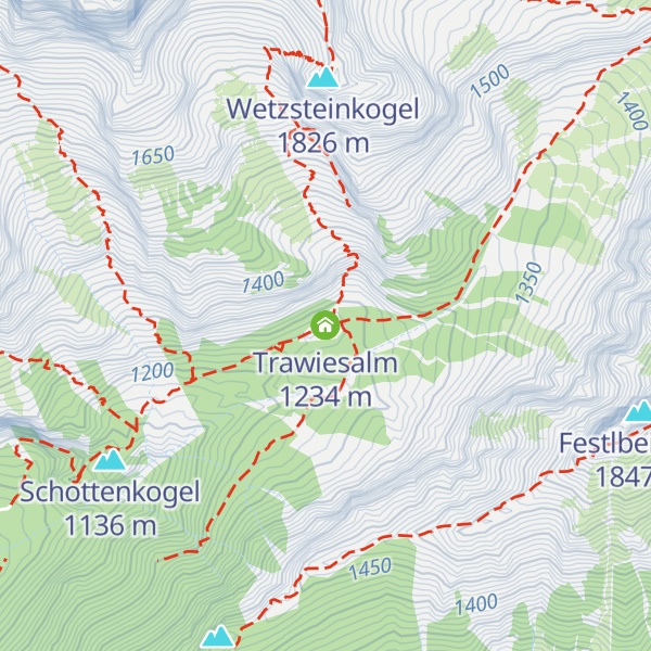 Map of Trawiesalm