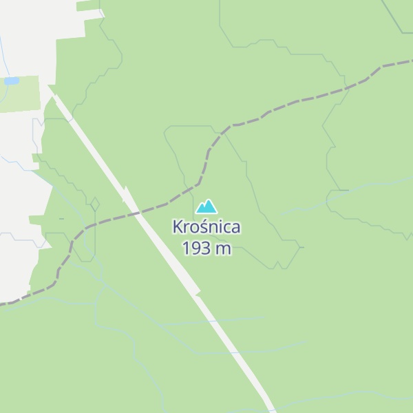 Map of Krośnica