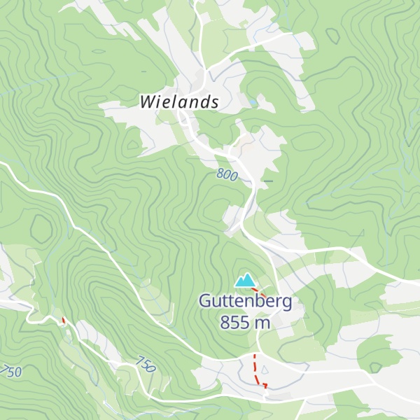 Map of Wielandsberg