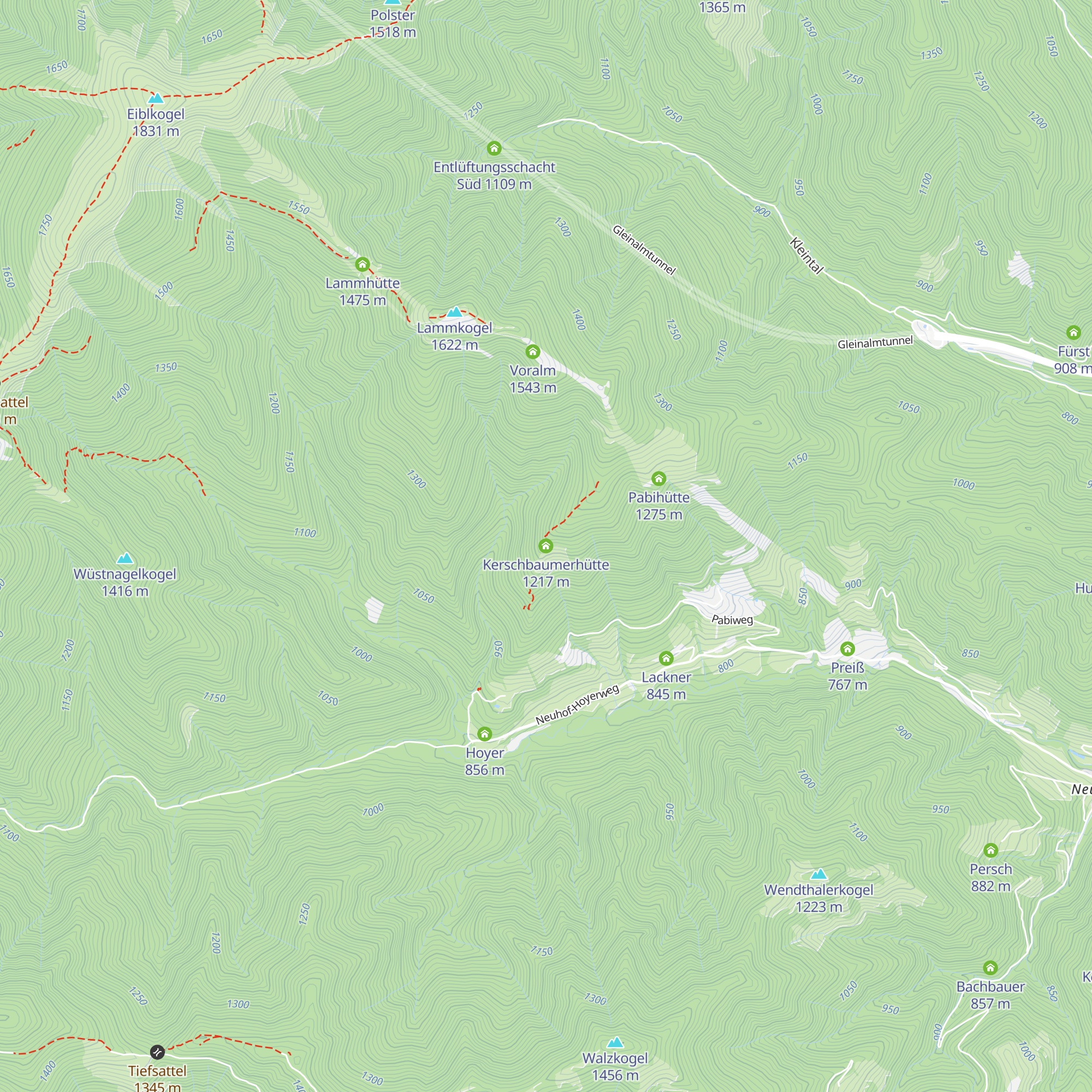 Kerschbaumerhütte map
