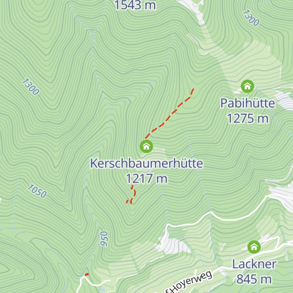 Map of Kerschbaumerhütte