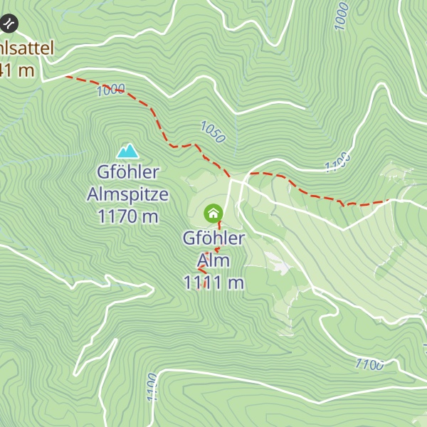 Map of Gföhler Alm