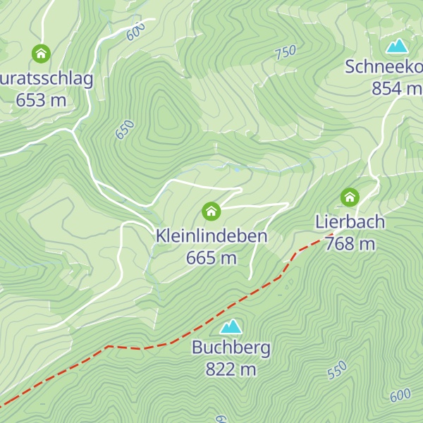 Map of Kleinlindeben