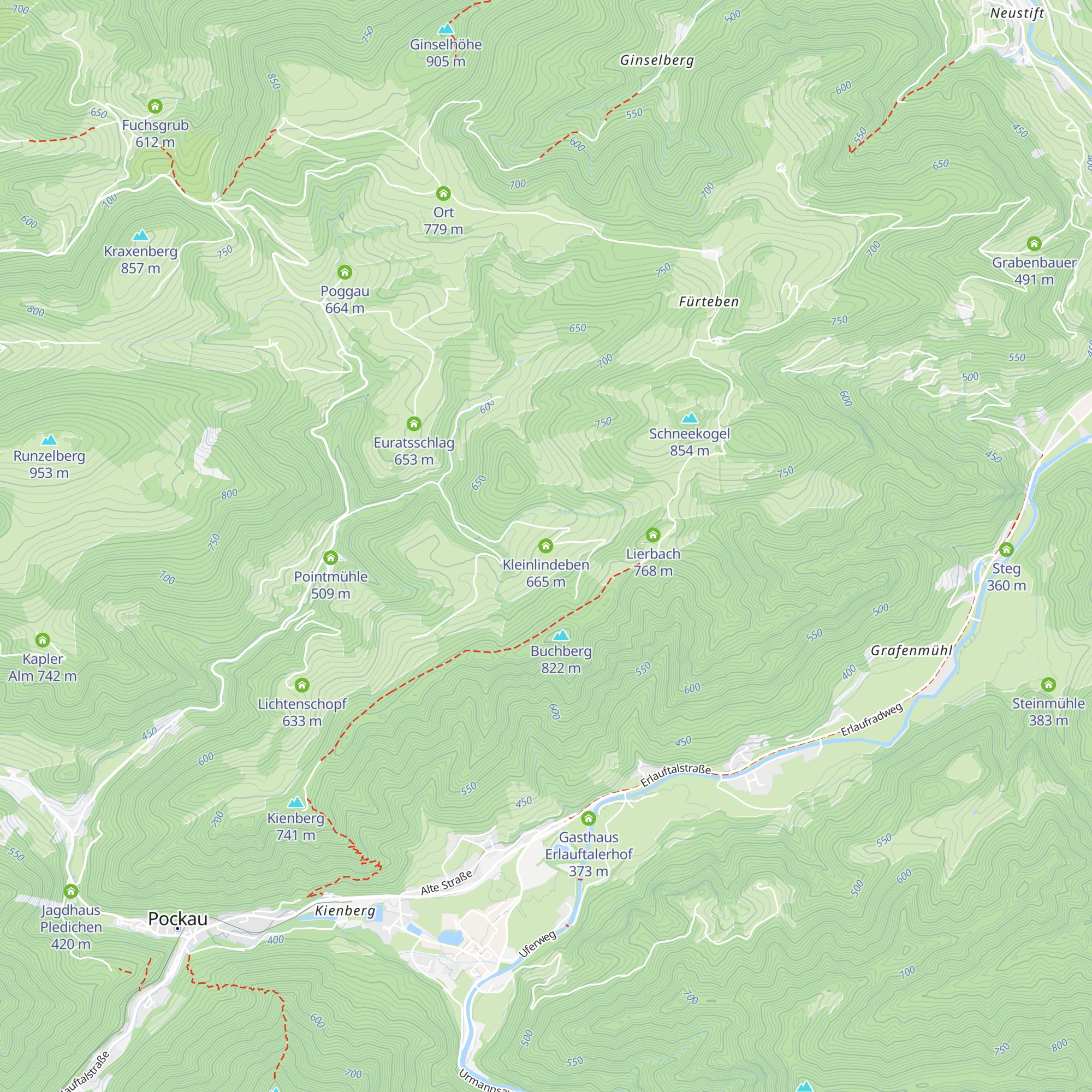 Kleinlindeben map