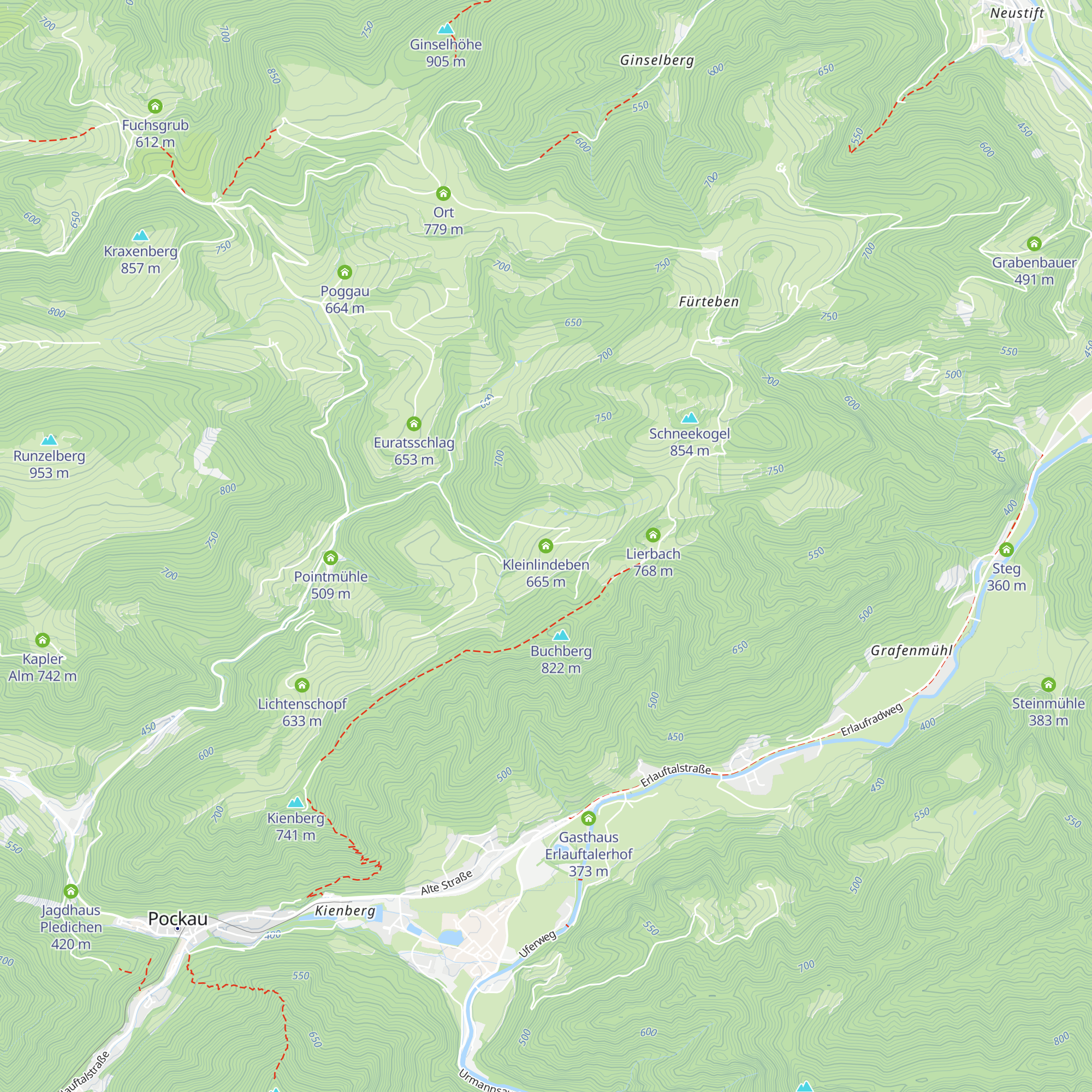 Kleinlindeben map