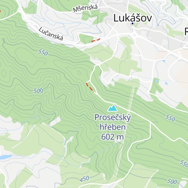 Map of Chata Proseč