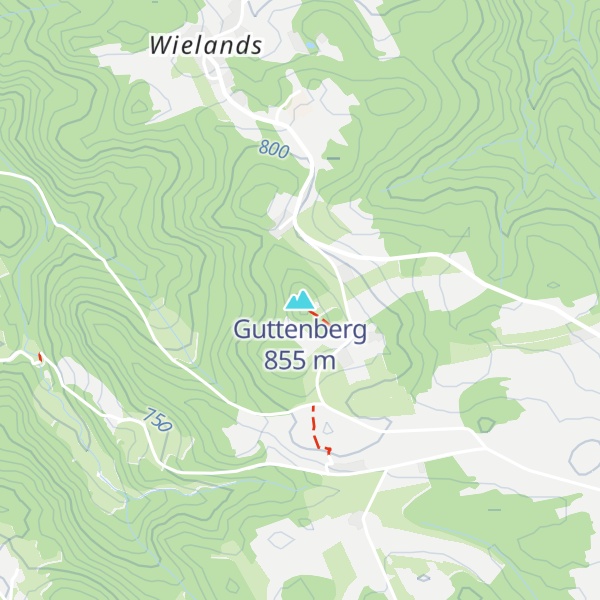 Map of Guttenberg