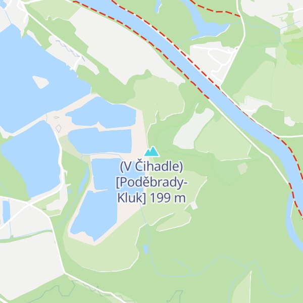 Map of (V Čihadle) [Poděbrady-Kluk]