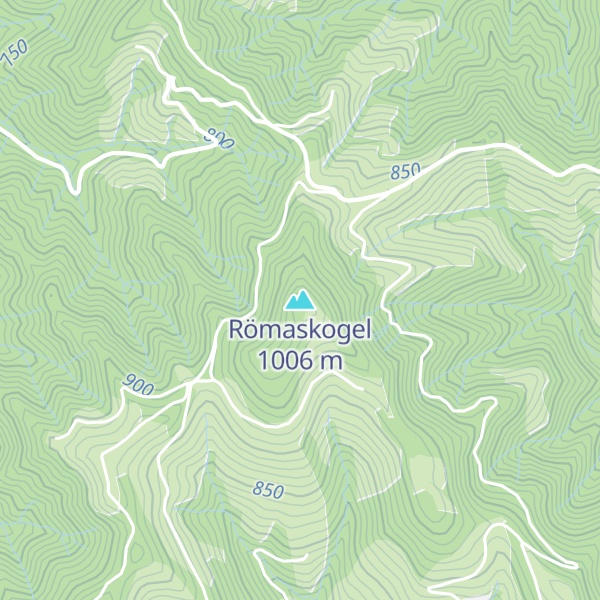 Map of Römaskogel