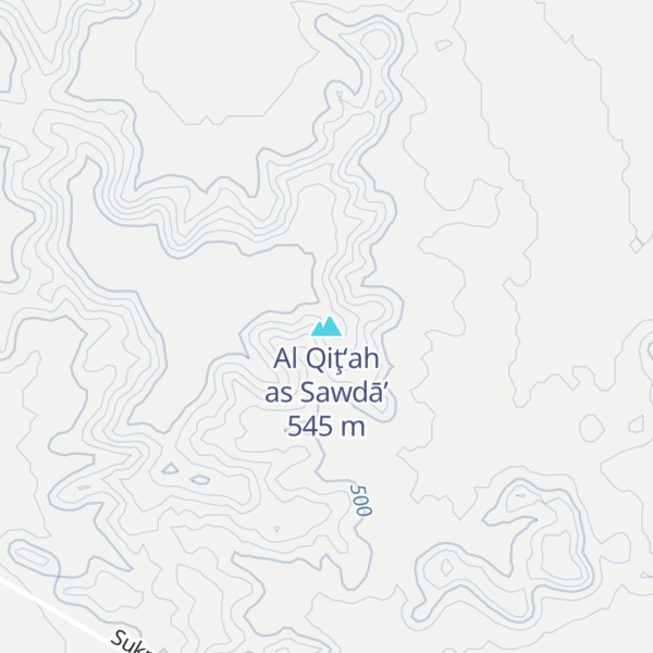 Map of Al Qiţ‘ah as Sawdā’