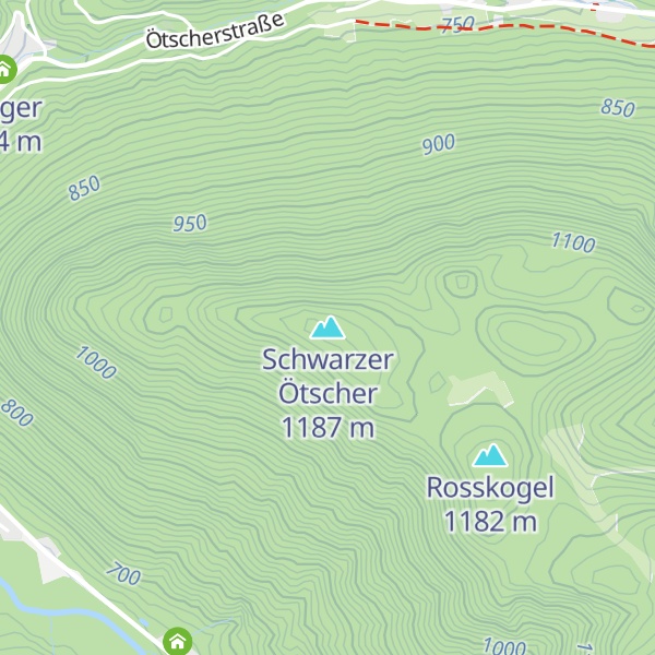 Map of Schwarzer Ötscher
