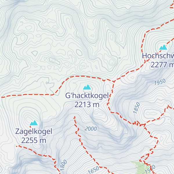 Map of G'hacktkogel