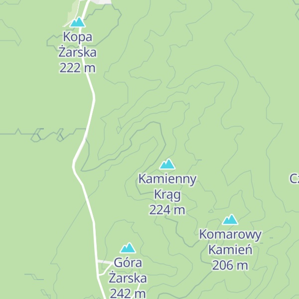 Map of Borsucza Góra
