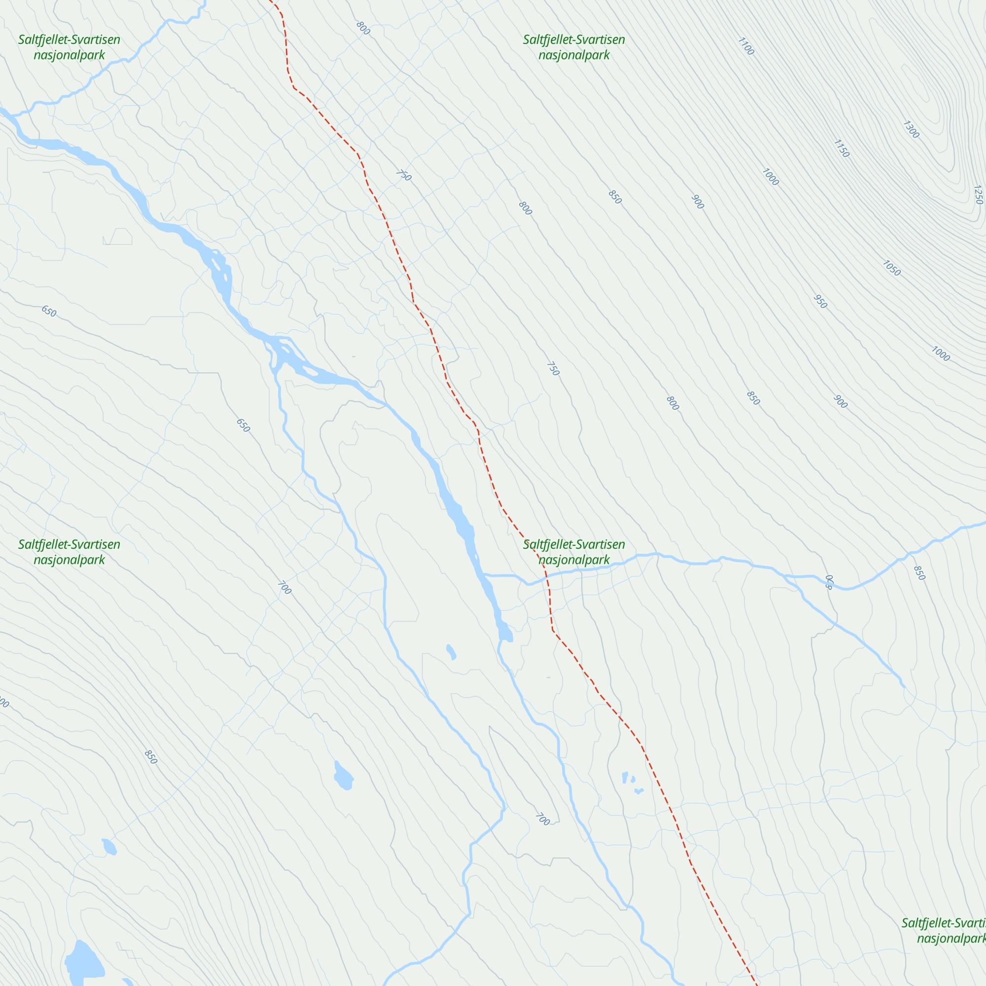 Raudfjelldalskoia map