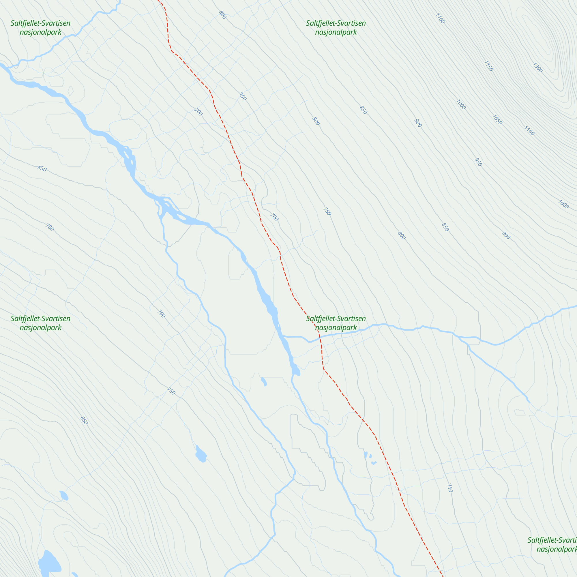 Raudfjelldalskoia map