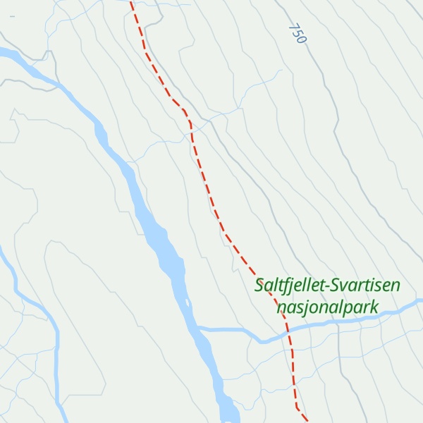 Map of Raudfjelldalskoia