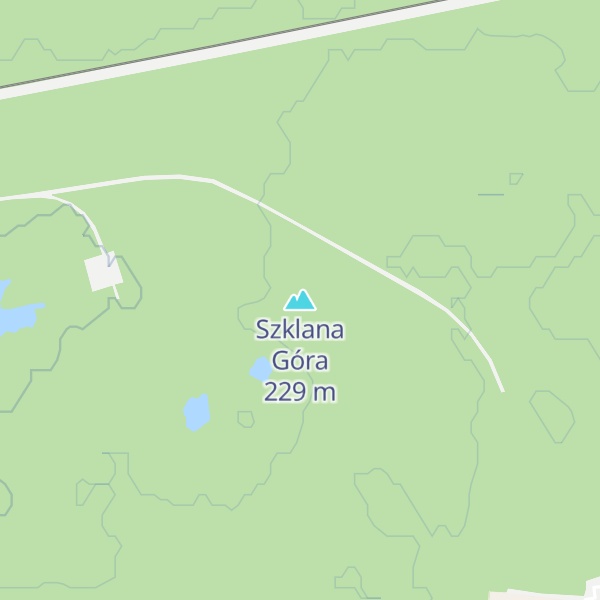 Map of Szklana Góra