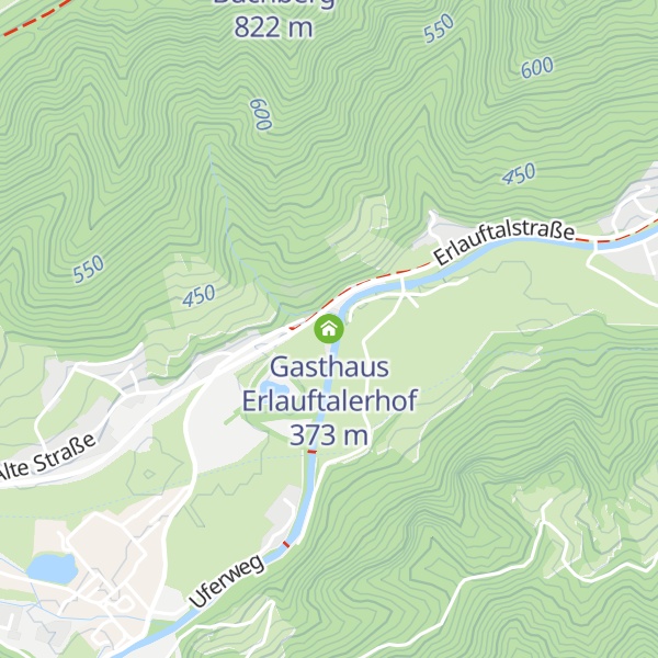 Map of Gasthaus Erlauftalerhof