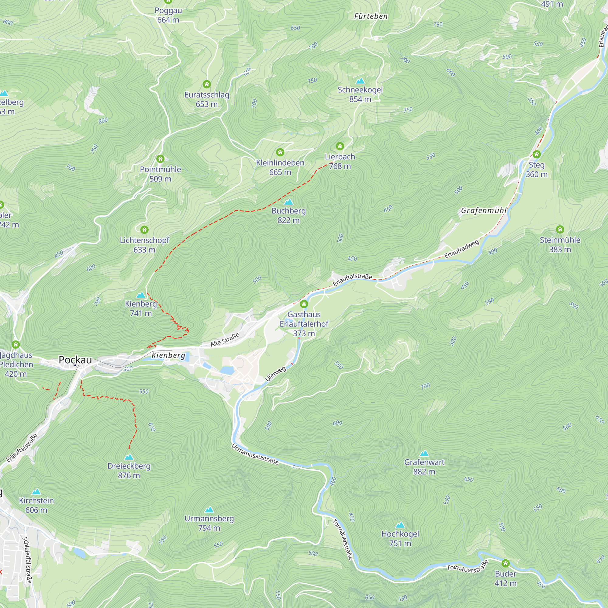 Gasthaus Erlauftalerhof map