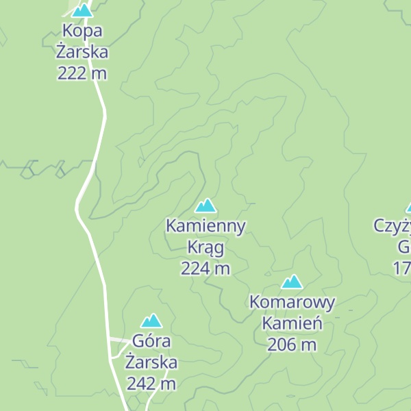 Map of Kamienny Krąg