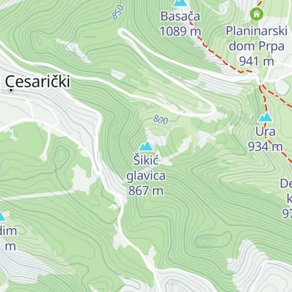 Map of Šikić glavica