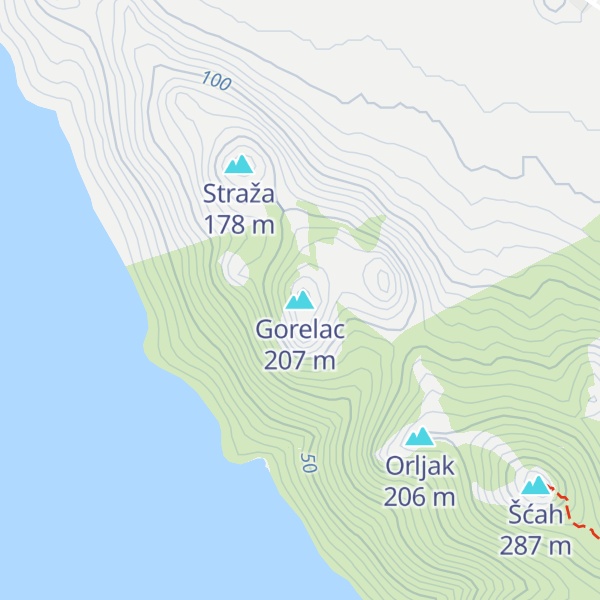 Map of Gorelac