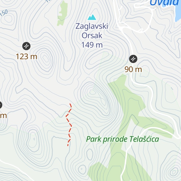 Map of Čelinjak