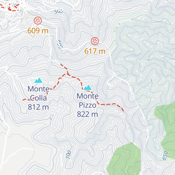 Map of Monte Pizzo