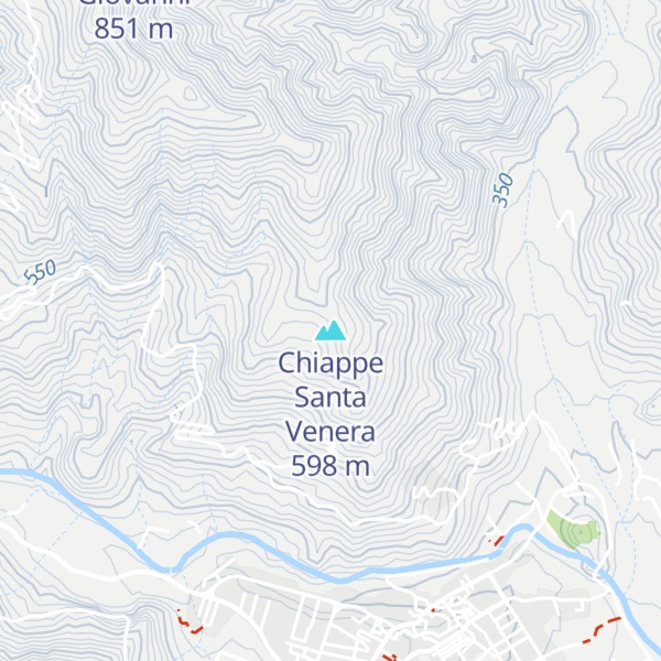 Map of Chiappe Santa Venera