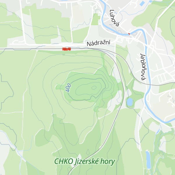 Map of Vápenný vrch