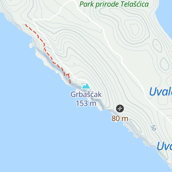 Map of Grbašćak