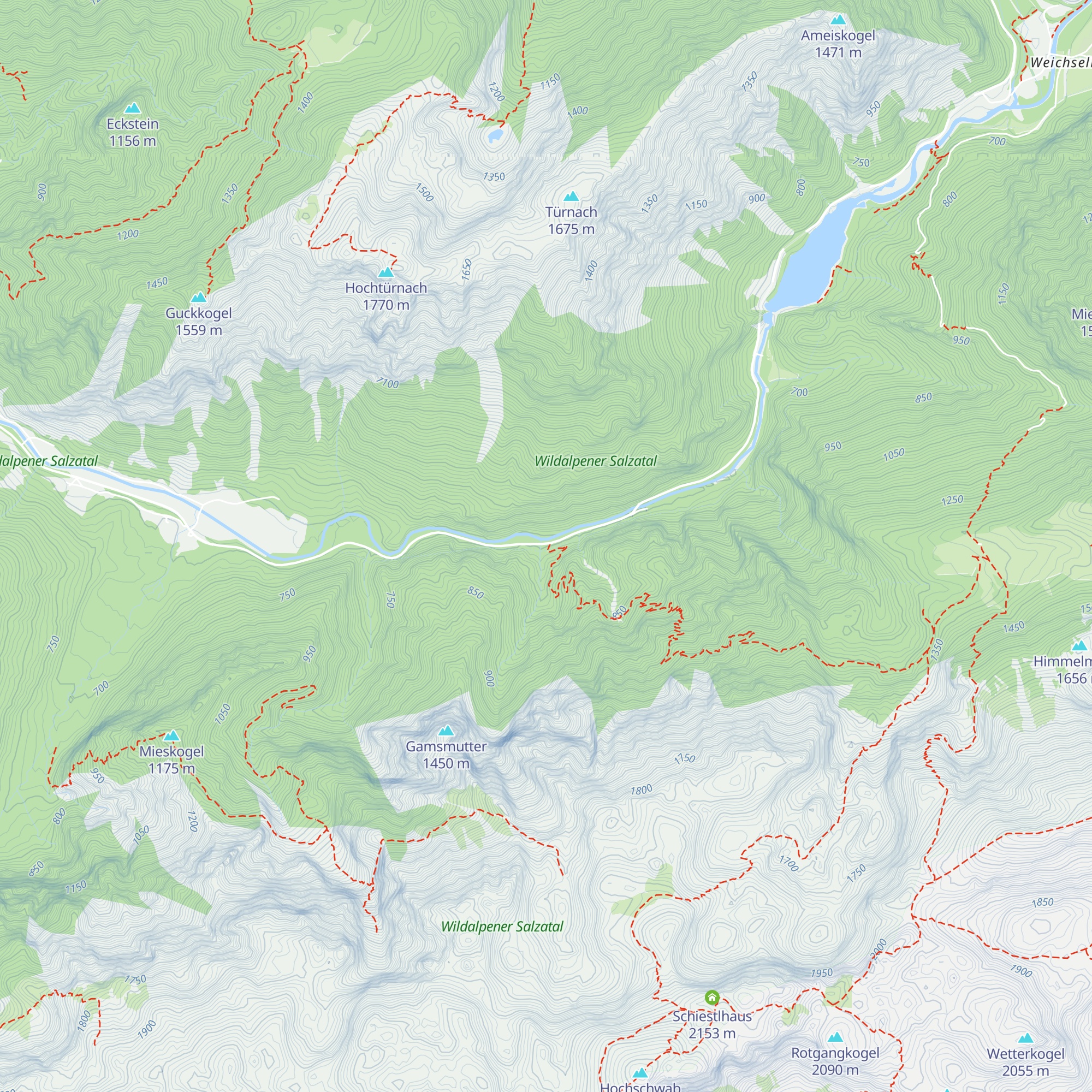 Kläfferhütte map