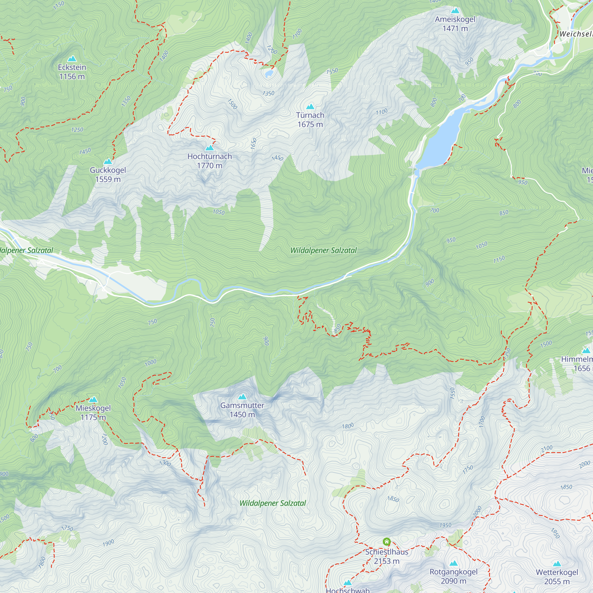 Kläfferhütte map
