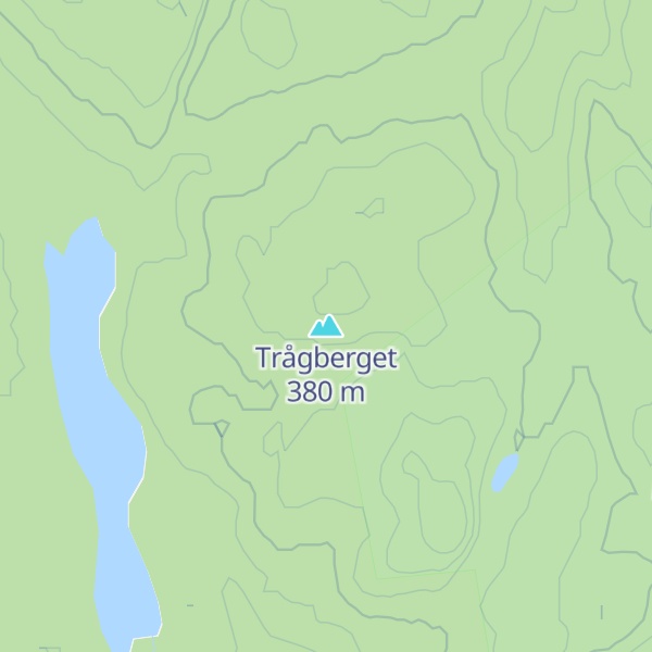 Map of Trågberget