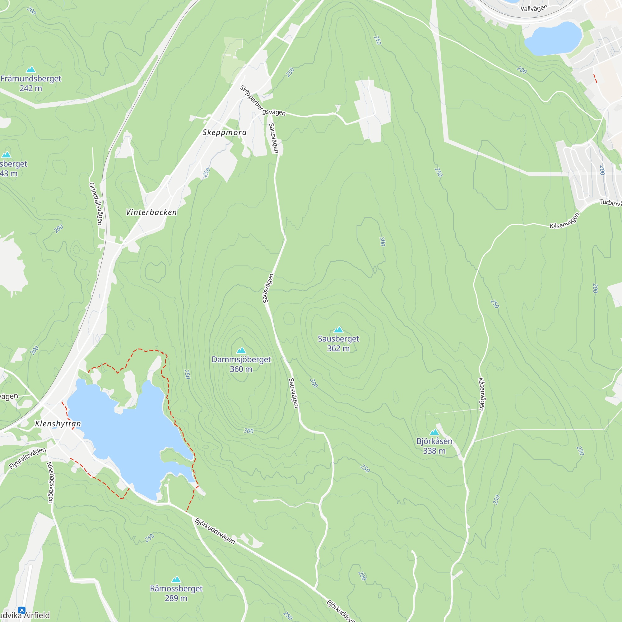 Sausstugan map