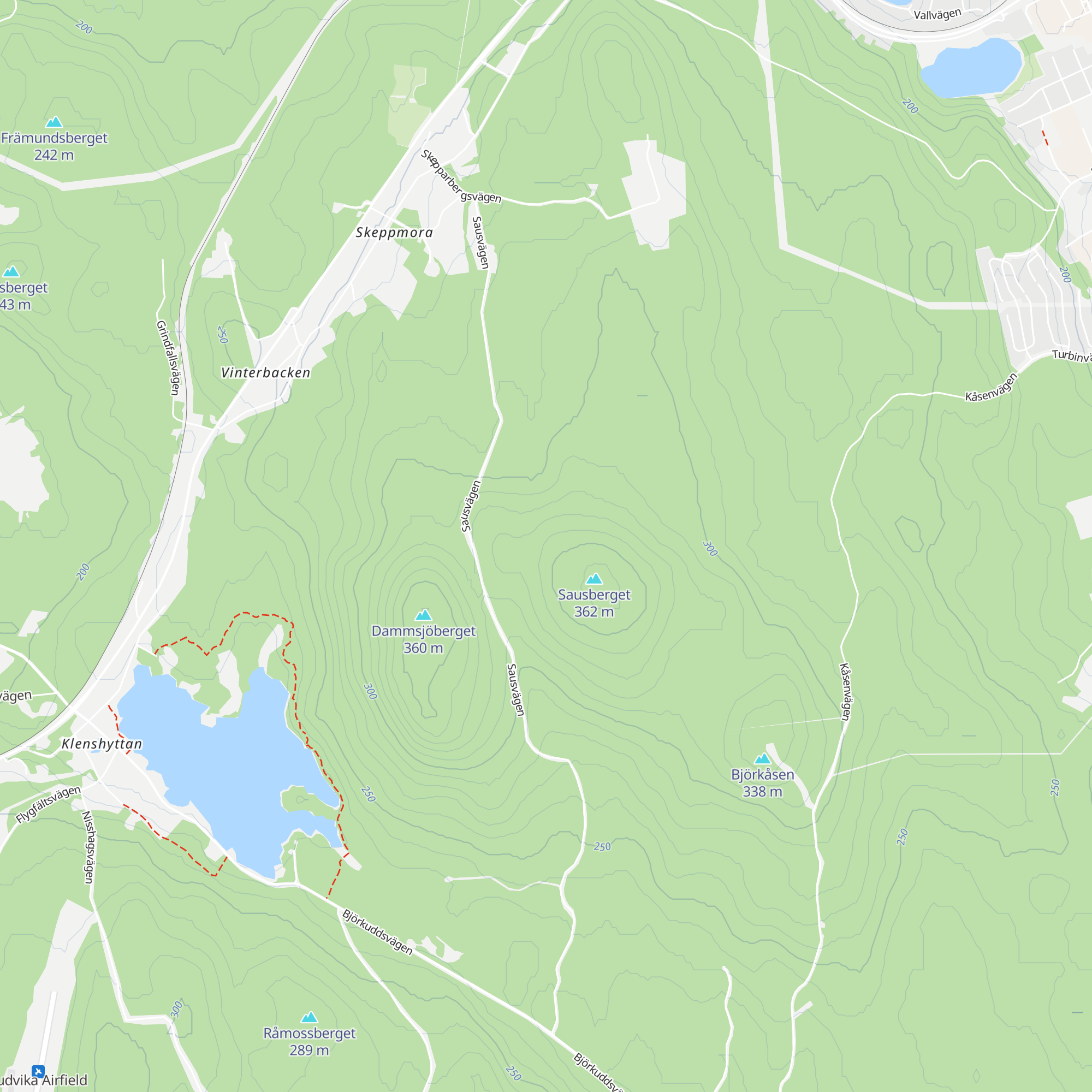 Sausstugan map